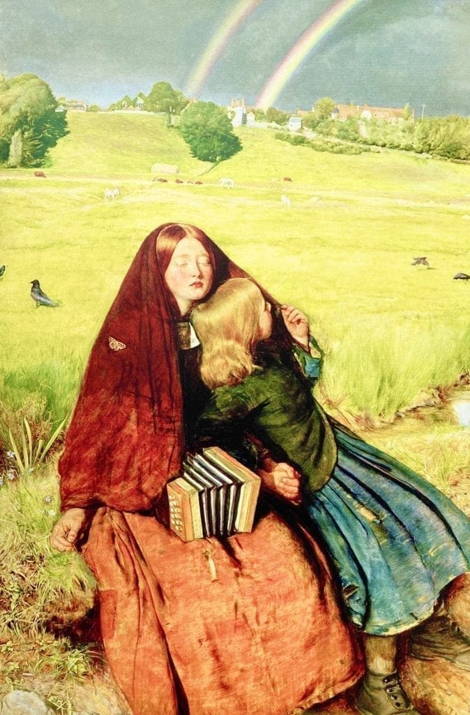 The Blind Girl by John Everett Millais