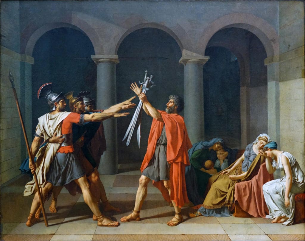 Oath of the Horatii by Jacques Louis David