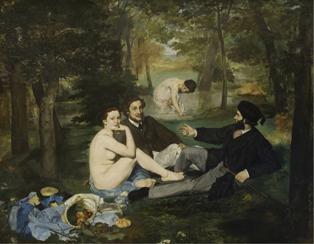 Luncheon on the grass by Edouard Manet