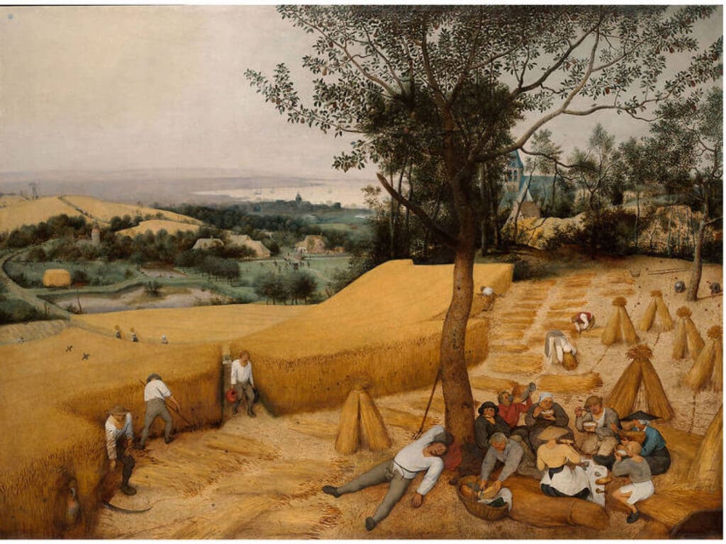 The Harvesters by Pieter Bruegel the Elder